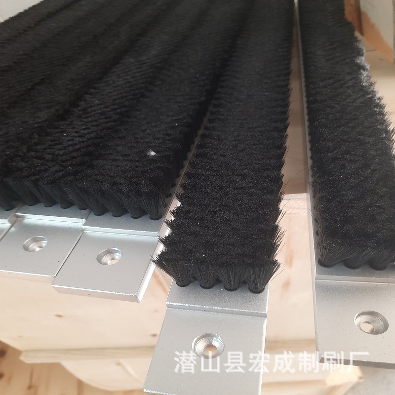 新能源锂电池智能装备产线配件铝合金清洗除尘毛刷 铝合金毛刷辊