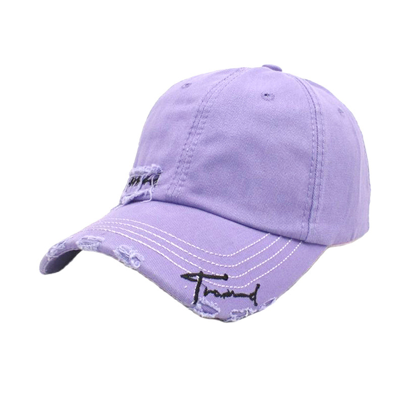 Unisex Fashion Letter Handmade Curved Eaves Baseball Cap display picture 6