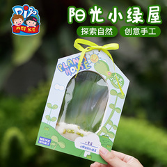 Outdoor Spring Sunshine Small Green Hut Handmade DIY Children's Craft Materials Kindergarten Environmental Creation Parent-Child Toys