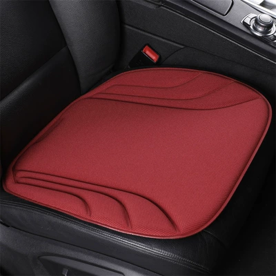Four Seasons Pad – and Non-Slip - high-quality-latex-seaweed-fiber-mousse-red-1-cushion-new-car-seat-cushions