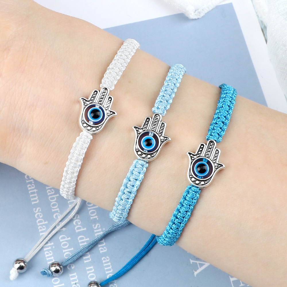Lucky Evil Eye Red String Bracelet Protection Jewelry Adjustable_voghion.com