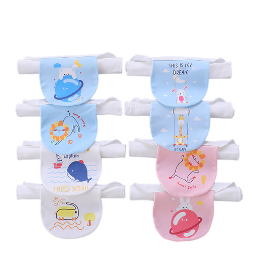 Two packs of children's sweat-absorbent towels, 6-layer baby pure cotton gauze towel, kindergarten sweat towel, baby pad sling