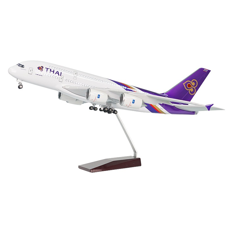 Emirates Scale 1:160 46cm A380 Emirates Modelo de avión de simulación ligera