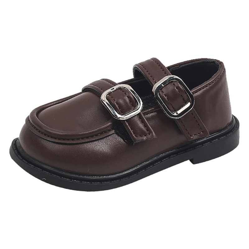 2024 primavera nuevos zapatos de una sola capa para niñas moda coreana zapatos de cuero para niños zapatos de princesa zapatos casuales de moda