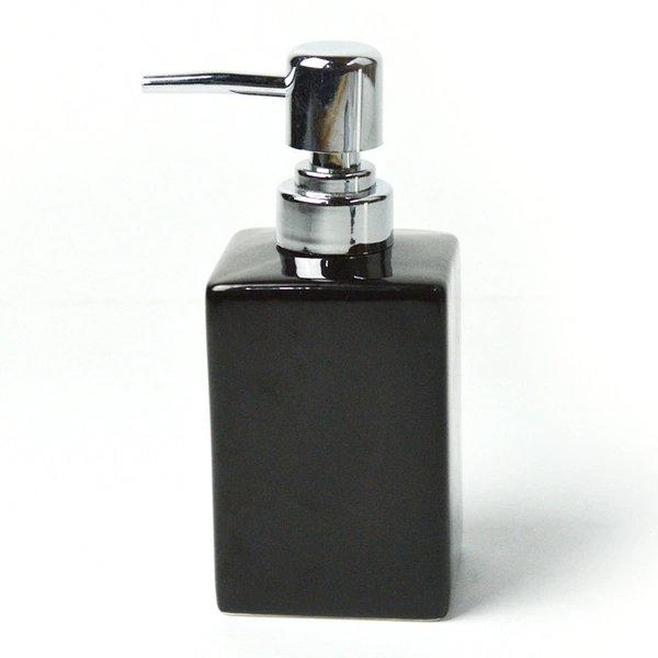 Black square bottle