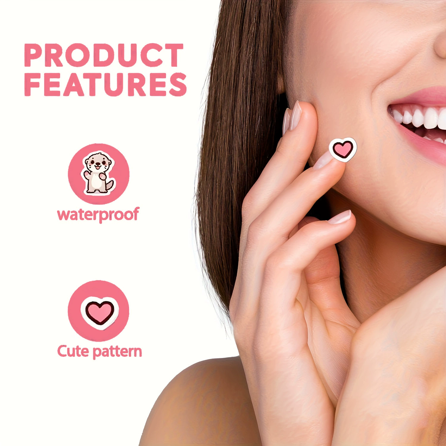 Acne patches, invisible breathable stickers, conceals acne, 48 pcs pack