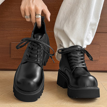马丁靴男2025秋冬季新款英伦风复古时尚休闲短靴厚底大头靴潮男鞋