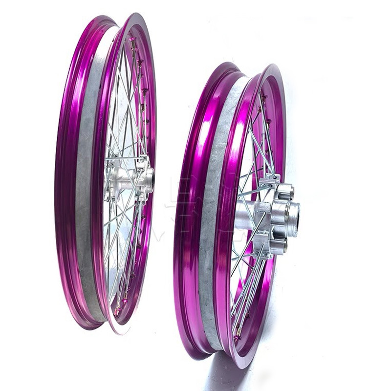 Climbing Mountain Off-Road Motorcycle Cqr Front and Rear Hub Rim Assembly Aluminum Alloy Rim Rim Roller Wheel