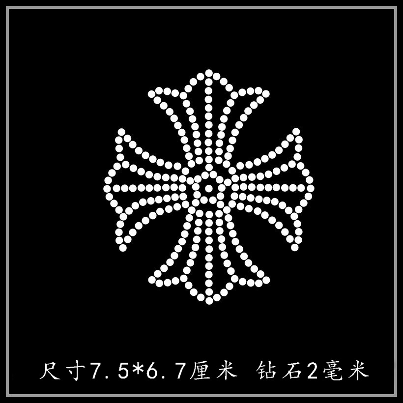 仿奥钻烫钻图案 羊绒衫羊毛衫 烫图 水钻diy贴图 logo