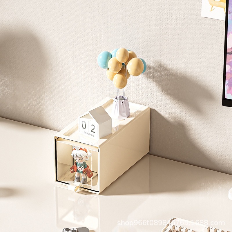 ブラインドボックス手作り展示ボックス整理ボックス引き出し式アクリル透明置物デスク収納ボックス収納ボックス|undefined