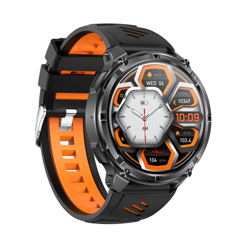 Outdoor Sports Smartwatch With 1100mAh Large Battery Smart Calling Compass Flashlight Feature Waterproof Wristwatch For Men And Women_voghion.com