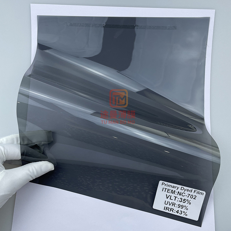 Película de coche al por mayor de alta aislamiento hd ventana delantera privacidad a prueba de explosiones película de vidrio coche único transparente película solar