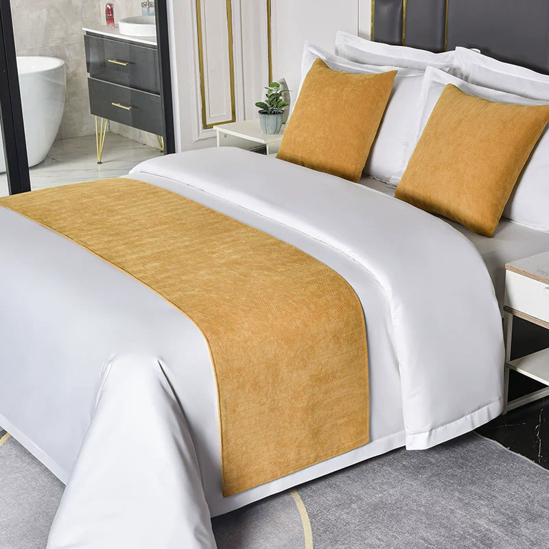 Покрытие кровати постельное полотенце для постельного белья Специальная сеть Red B Модельный номер Косметическая кровать Косметическое полотенце для постельного белья Легкий роскошный отель