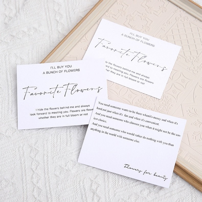 Flor regalo caza rima flor accesorios de embalaje tarjeta de felicitación ramo de vacaciones tarjeta de embalaje regalo decoración tarjeta internet celebridad tarjeta de amor