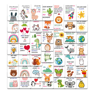 50 full English inspirational text postcards motivational blessing phrases INS creative inspirational cards cross-border wholesale