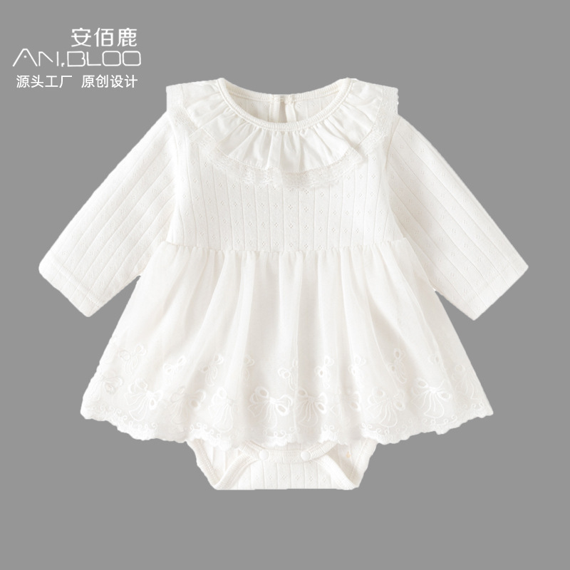 Baby Girl Long-Sleeved Dress, Infant Princess Dress, Spring & Fall New Baggy Dress, Newborn One-Year-Old Dress Skirt Baby Girl Long-Sleeved Dress, Infant Princess Dress, Spring & Fall New Baggy Dress, Newborn One-Year-Old Dress Skirt