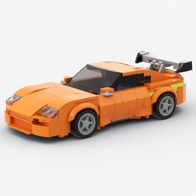 Cross Border MOC Building Blocks 138484-Supra-Speed and Passion sports car Model Small Particles Compatible with Lego Cross Border MOC Building Blocks 138484-Supra-Speed and Passion sports car Model Small Particles Compatible with Lego