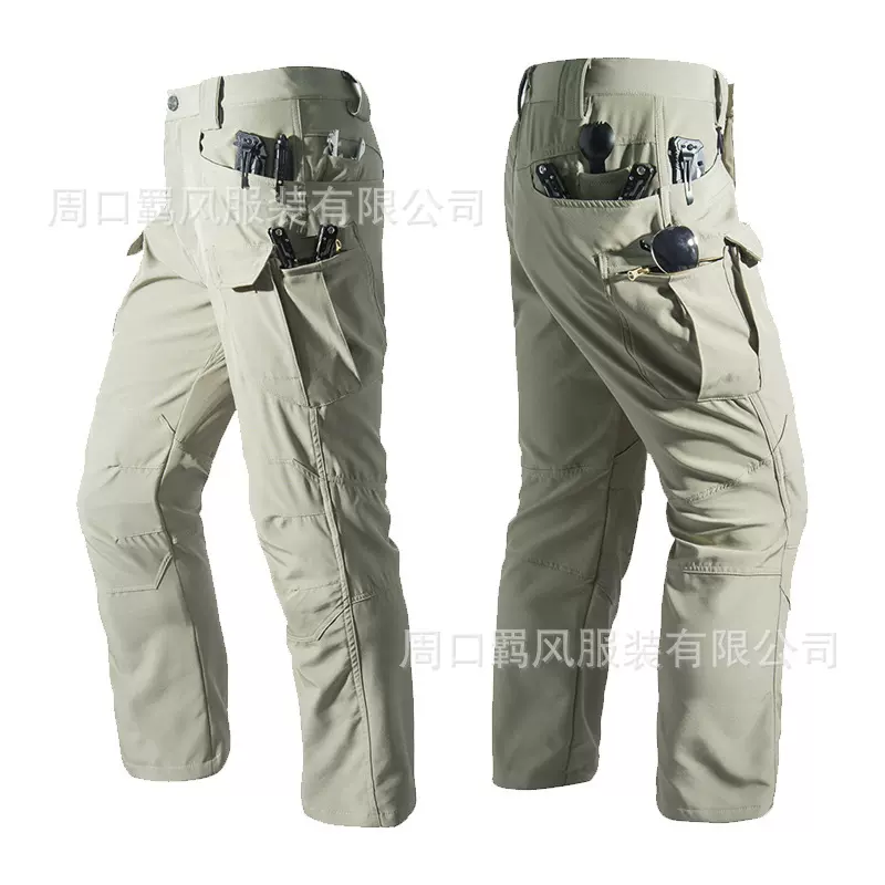 跨境执政官x7战术长裤男春秋防刮宽松作训服作战工装裤多袋军迷裤