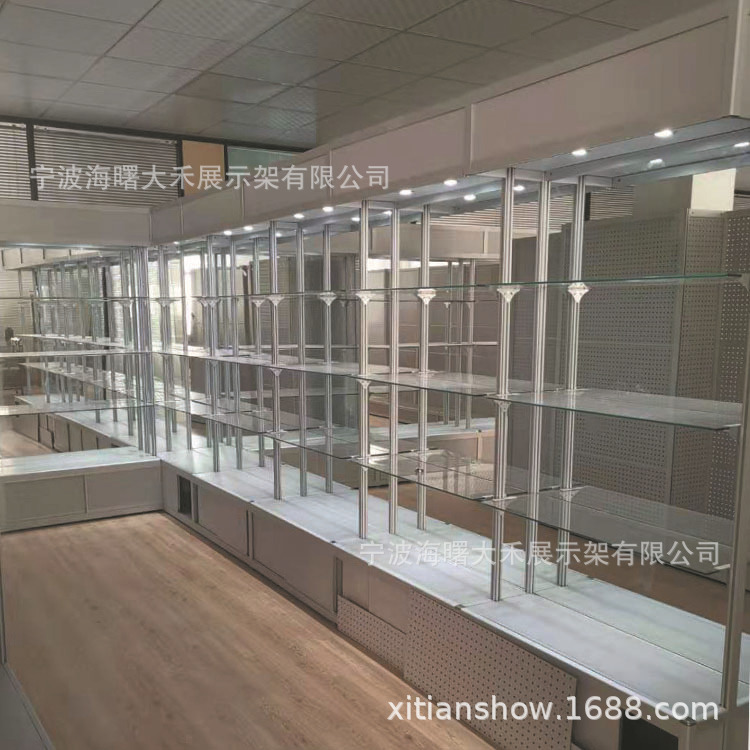 宁波货架 宁波展示架 陈列架 展架 展示器材 精品柜 宁波展示架