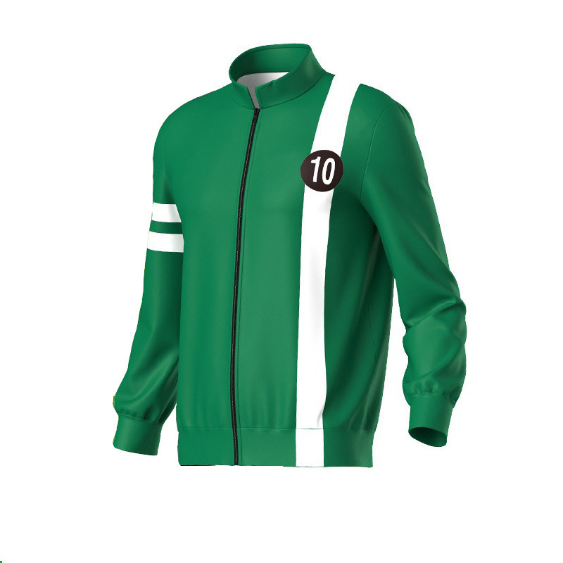 Amazon's New Product Ben10 Alien Hero Tian Small Class Zipper 3D Digital Printing Cos Sweatshirt