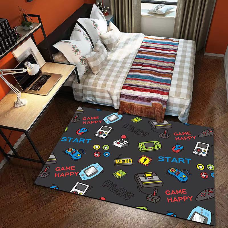 Fabricantes de suministro INS alfombra Amazon generación hogar sala de estar dormitorio manta de noche manejar patrón transfronterizo al por mayor image 11