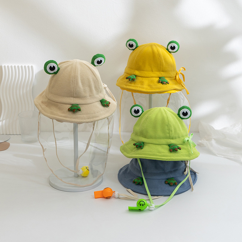 91g Weight Hat Classification Cotton Fabric Type Bucket Hat Hats Type 1 Piece Quantity Daily Occasion Frog Pattern All Seasons Season Children Unisex Gender Patchwork Design Cute Style Children Unisex Cute Frog Patchwork Bucket Hat 无