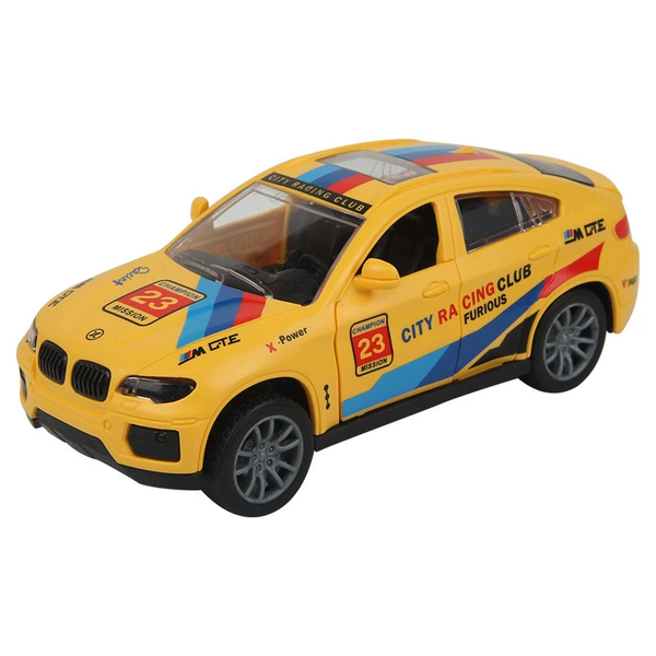 Bmw, yellow racing car