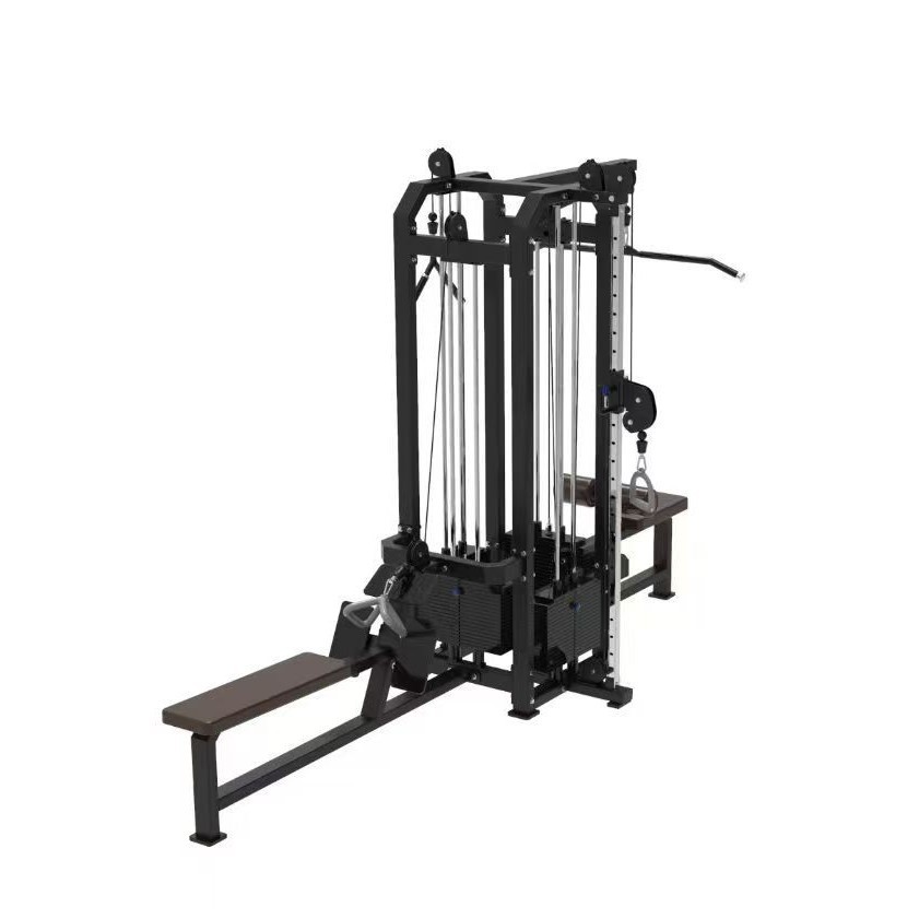 Equipo de gimnasio para sentadillas de muslo interior y exterior, ejercicios multifuncionales, moldeamiento y entrenamiento de fuerza.