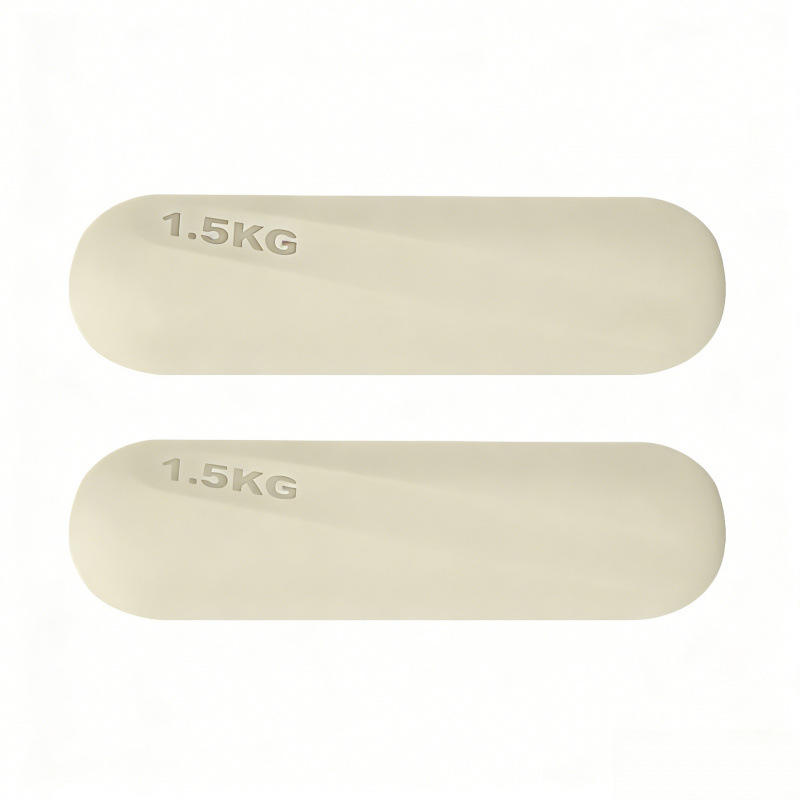 Dumbbell redondo de silicona fijo equipo de fitness yoga pilates entrenamiento de fuerza dumbbell redondo de silicona