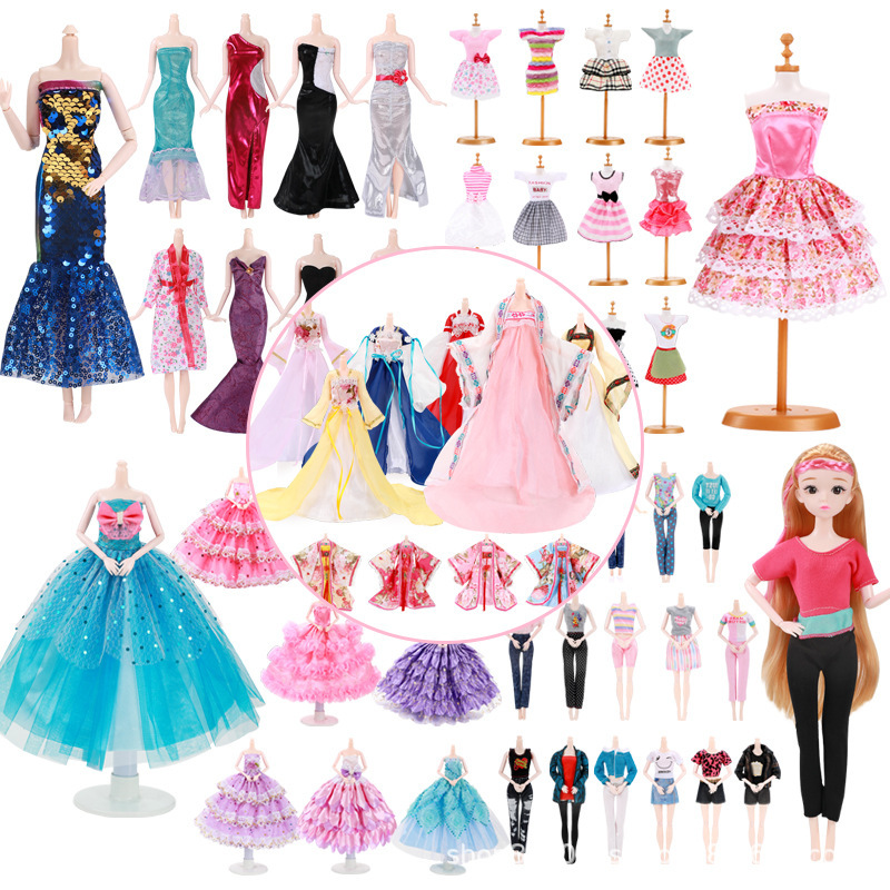 Fashion New 30cm doll clothes girl toy suit Doll Princess clothes Yi Tian Barbie doll clothes