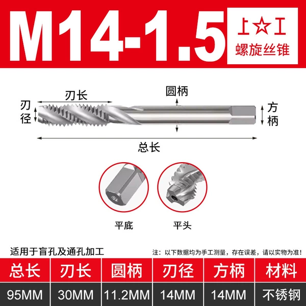 M14*1.5 H2