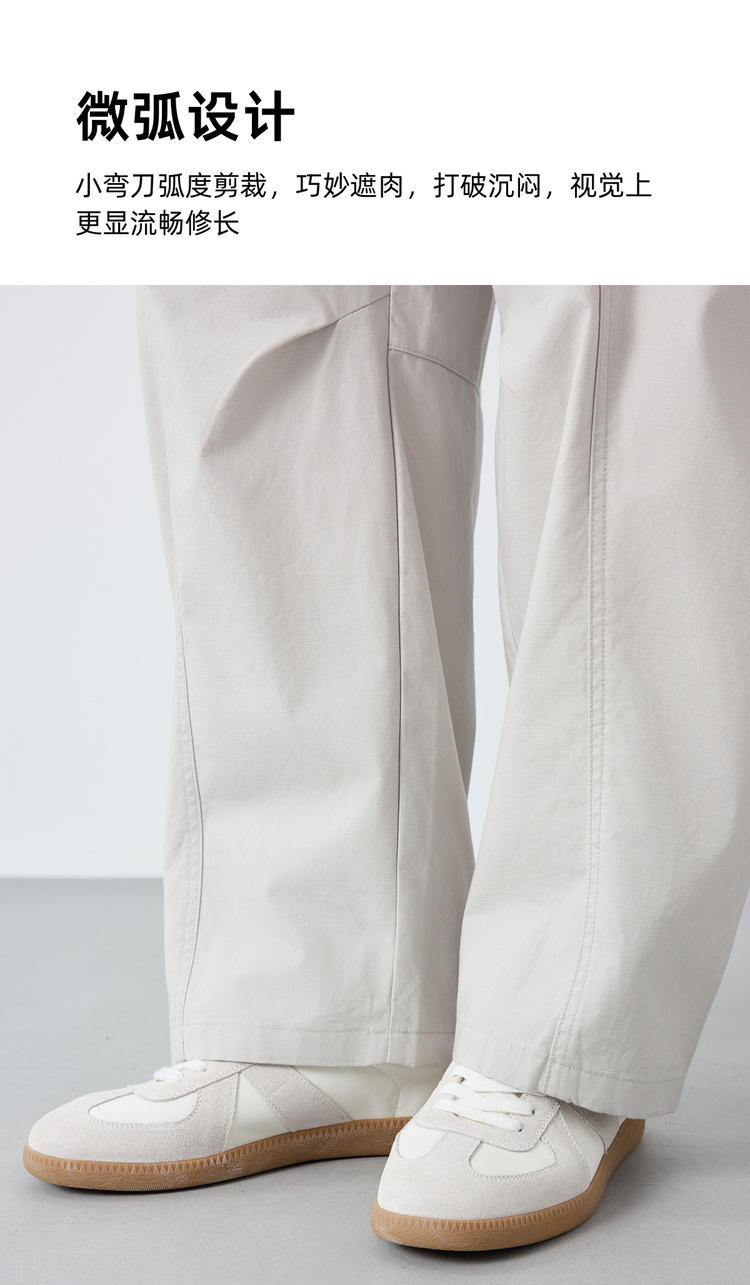 Quần dài nam phong cách Mỹ ống rộng cotton mềm mại — đen chi tiết 7