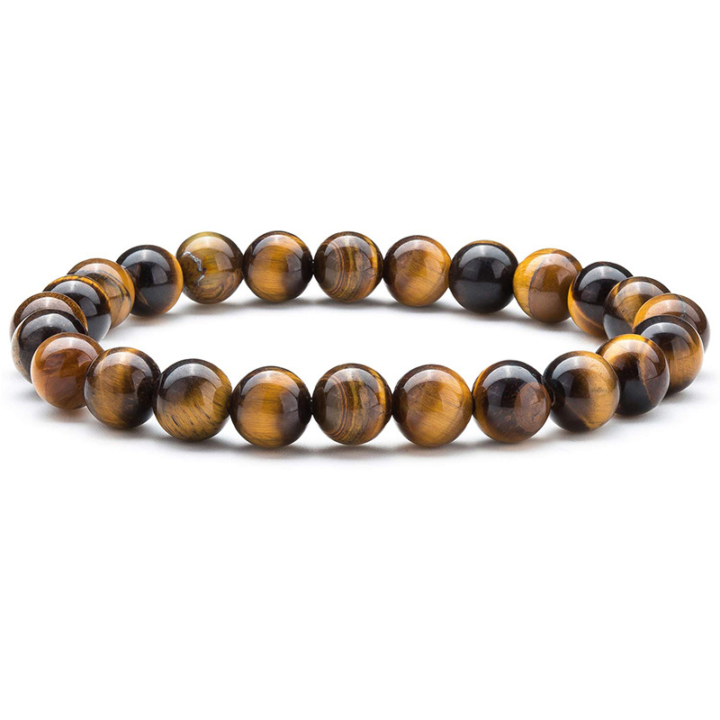 Fashion Round Natural Stone Beaded Bracelets display picture 22