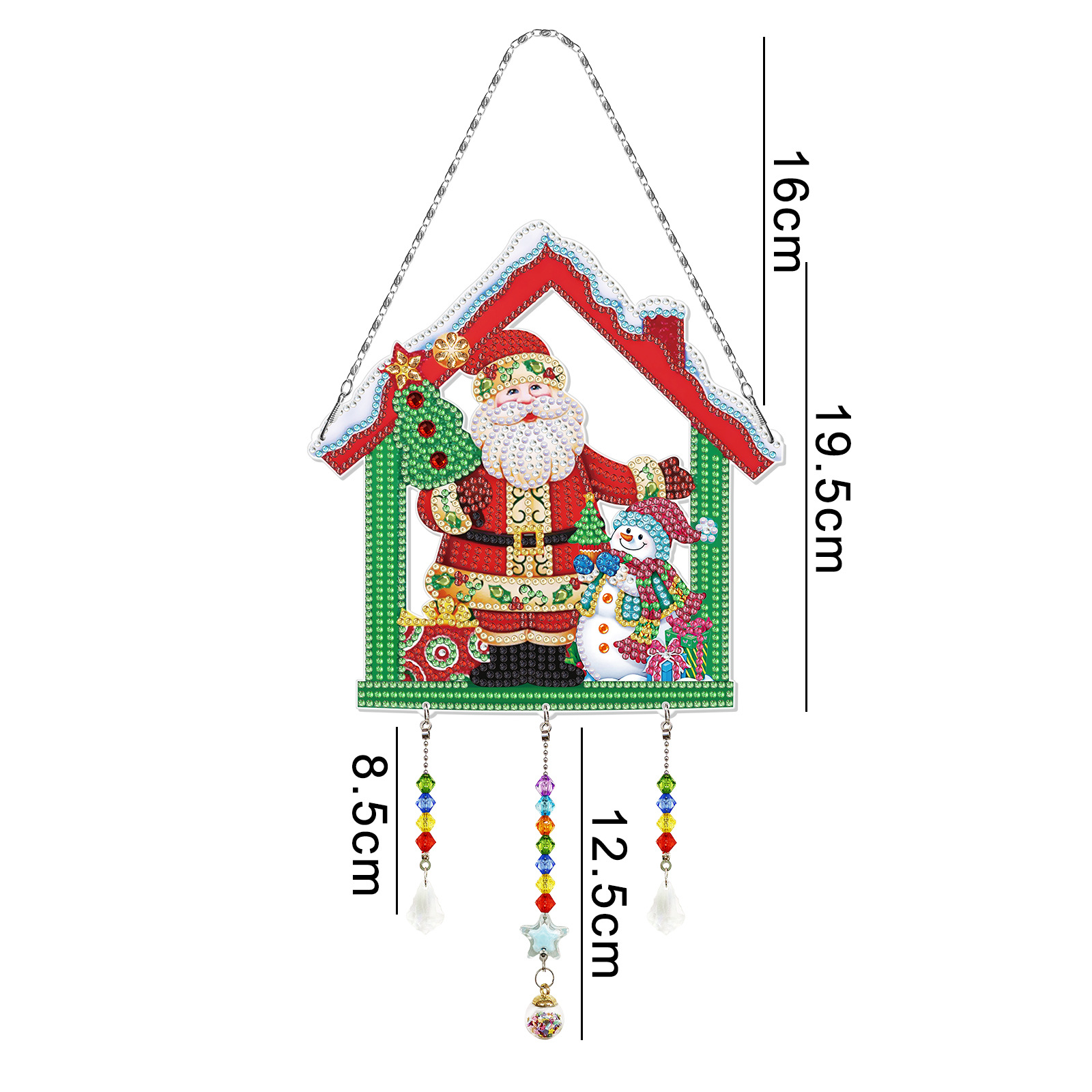 Accesorios para pintura de diamantes, adornos colgantes DIY, bordados de diamantes de imitación hechos a mano, cuadros colgantes de PVC, pinturas decorativas con cuentas, disponibles para distribución y venta al por mayor.