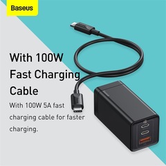 Baseus倍思gan 2 pro窒化ガリウム急速充電器2c + u 65w急速充電器