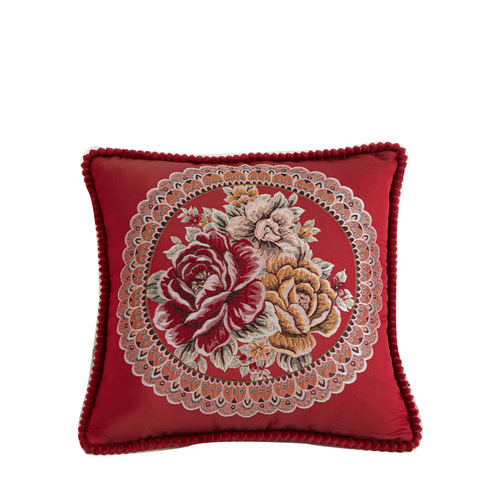 Nordic Color-Woven jacquard Pillowcases, European Rolled Edge Home Living Room Sofa Pillow Restaurant Chair Decorative Cushion Covers