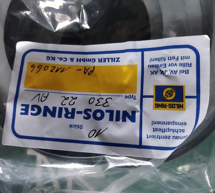 德国NILOS有氟橡胶密封件LST-L20 x 47速度额定值为3米/秒议价