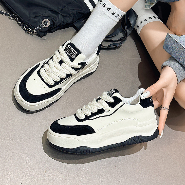 Damen Casual Sneaker Weiße Leichte Versatile Dad Shoes_voghion.com