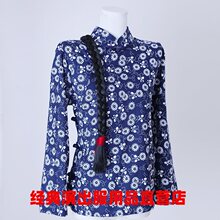 村姑服装女碎花衣服九儿采茶舞蹈服乡村风怀农村阿庆嫂演出服