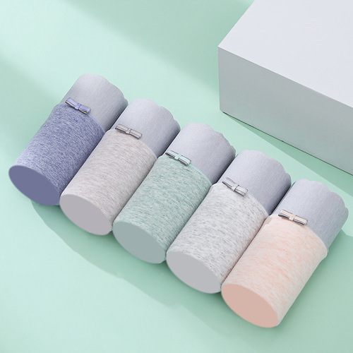 High-grade fabric 50-count colorful cotton women's underwear, skin-friendly, breathable, traceless underwear, pure cotton for women, pure cotton crotch underwear for women