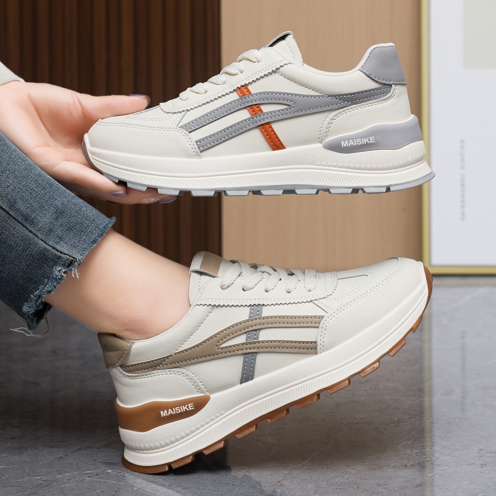 Women's Sneakers 2025 Autumn New Running Shoes Trendy Thick-Soled Casual Shoes Women's Lightweight Casual Forrest Gump Shoes