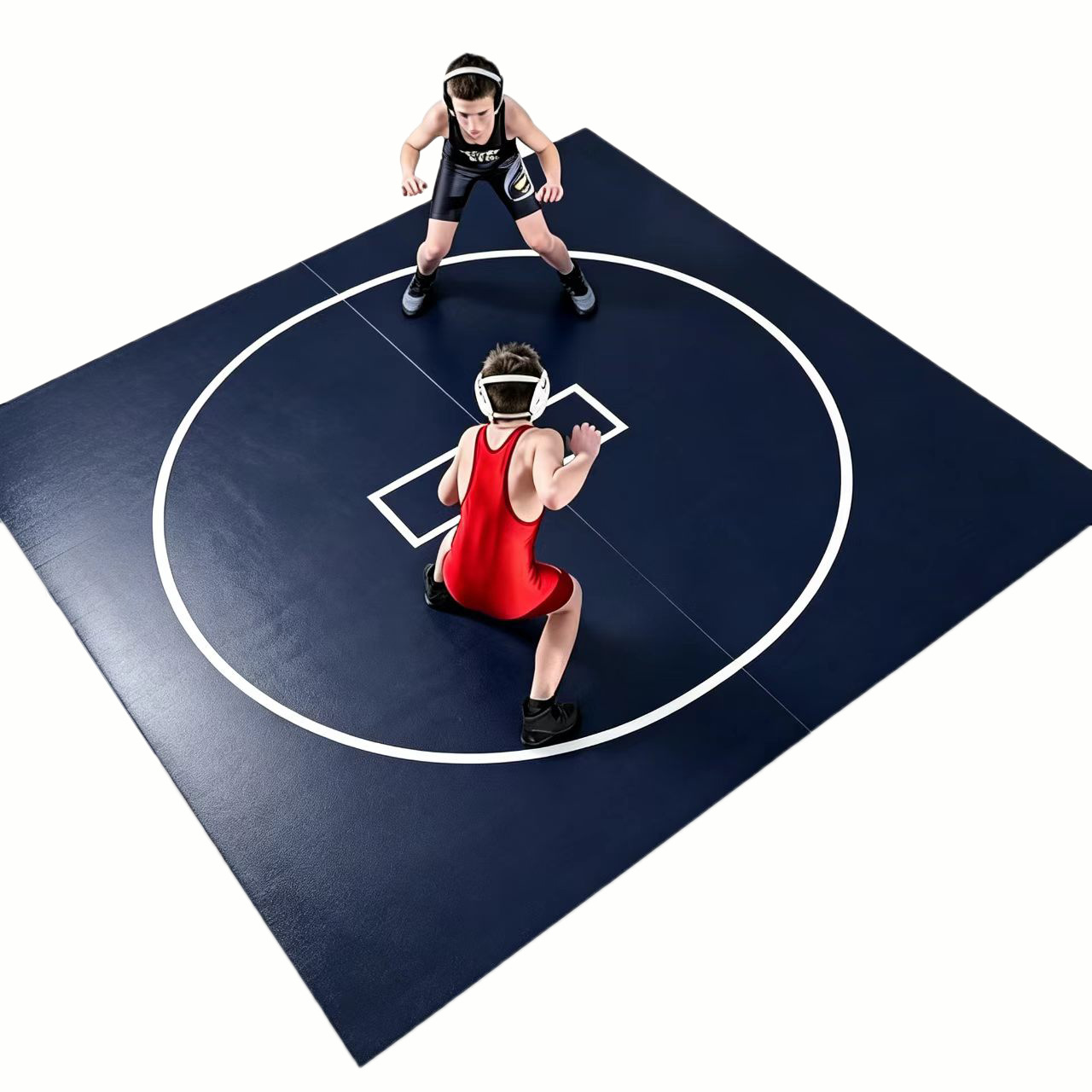 Professional Wrestling Mat for Competitions, Taekwondo Fighting Mat, Boxing, Jiu-Jitsu, Fitness Training, Martial Arts Fighting Roll Mat