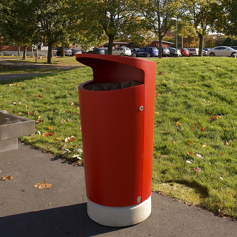 户外创意垃圾桶不锈钢单桶果皮箱学校广场商场景区环卫垃圾筒厂家