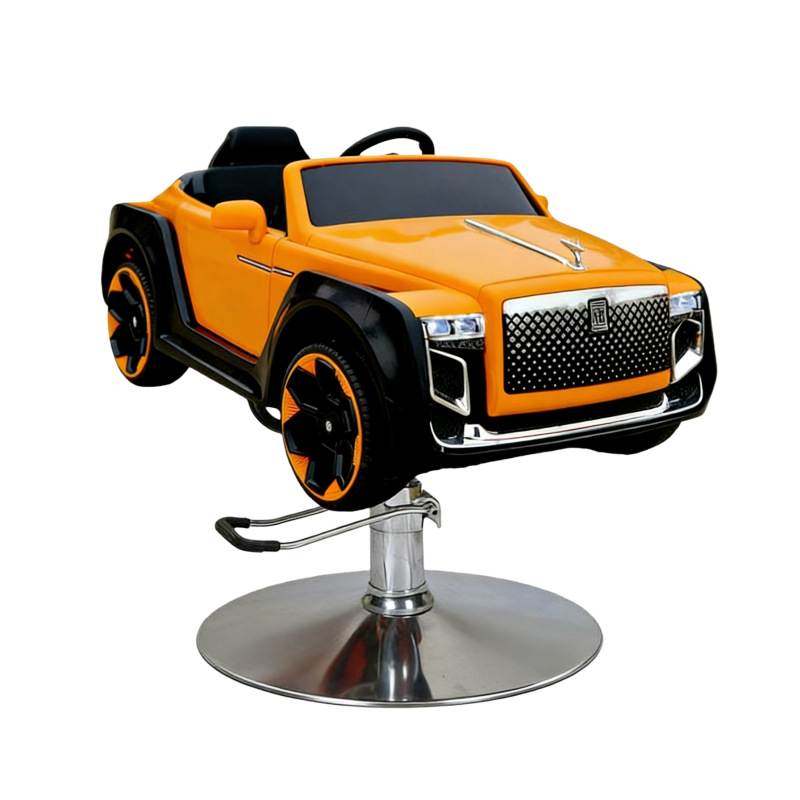 Silla de peluquería transfronteriza para niños silla de cabello giratoria silla de elevación salón de peluquería multifuncional asiento de automóvil de dibujos animados al por mayor image 25
