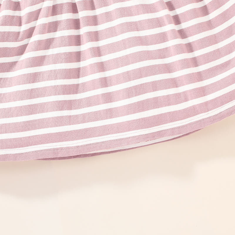 تنورة الطفل بلا أكمام من قطعة واحدة 2021 فستان مخطط الطفل الصيف تنورة الطفل التجارة الخارجية display picture 6