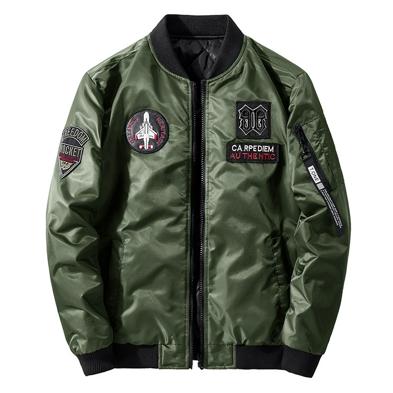 Оптовая продажа, осенне-зимняя мужская плюс хлопковая Толстая куртка, Двустороннее пальто с вышивкой, теплый топ 9907