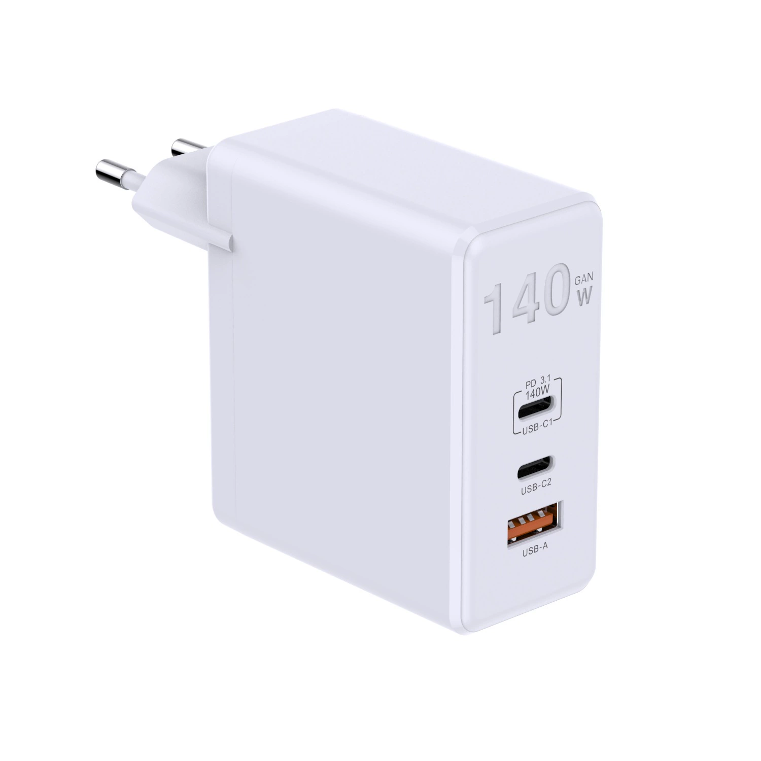 140W азотистая отбеливающая портативная зарядка многопортовый GAN небольшой объем PD3.1 высокий ток 28V5A многодренажная мощность