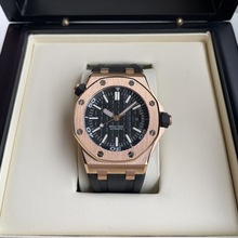 JF皇家橡树15703AP 全自动机械男表防水夜光橡胶男士手表一件代发