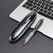 宝克黑色1.0按动中性笔大容量广告笔高档商务办公签字笔按压水笔