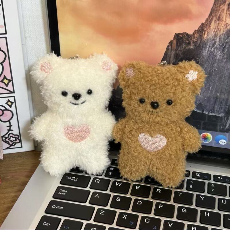 Cartoon magnetic hug bear key chain to send boyfriend girlfriend gift will squeak bag pendant stickers bear Cartoon magnetic hug bear key chain to send boyfriend girlfriend gift will squeak bag pendant stickers bear